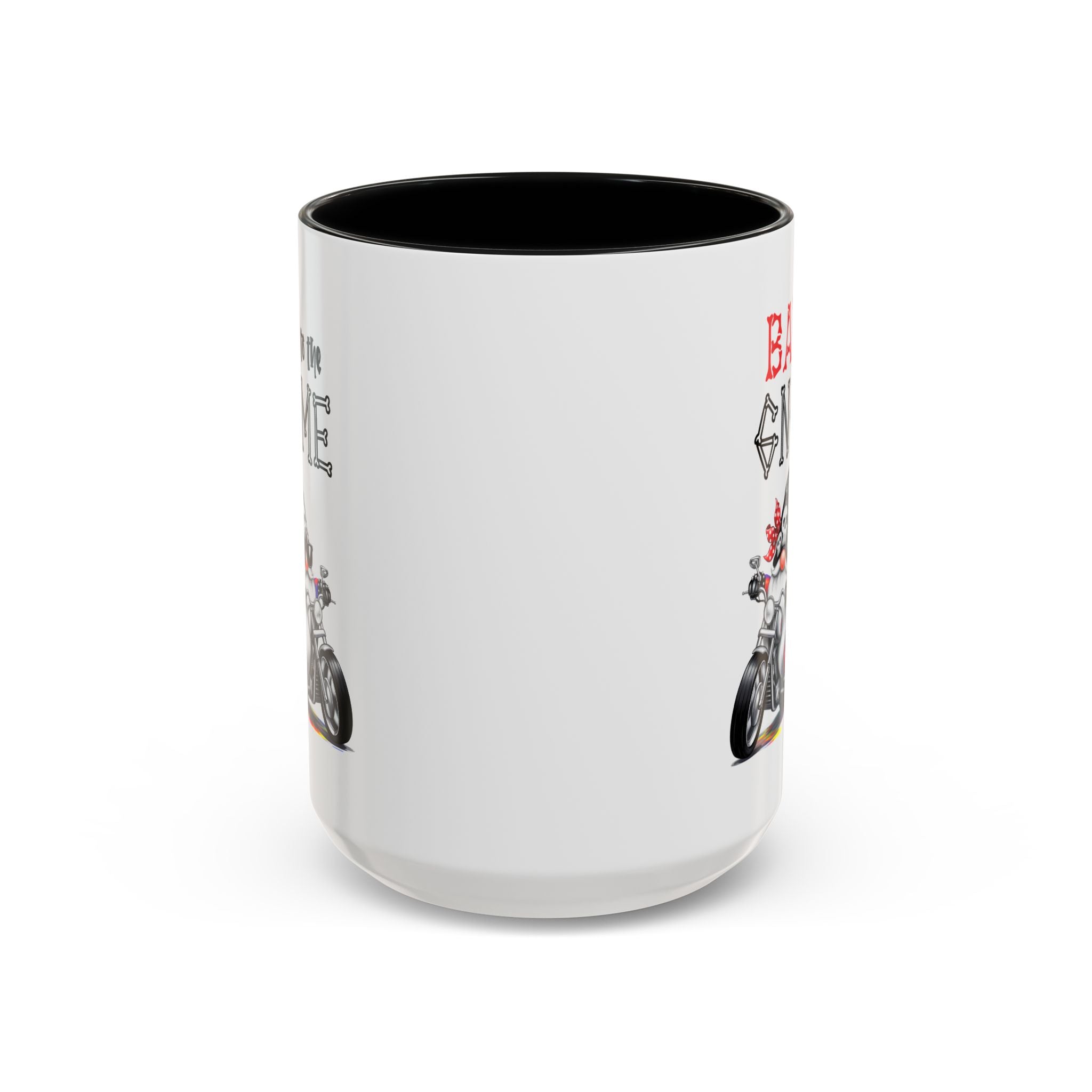 Bad to the Gnome Coffee Mug - 11oz & 15oz Accent Mugs for Bikers & Gnome Lovers