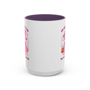 Halloween Breast Cancer Awareness Coffee Mug | October 2023 Gift, Pink Ribbon Mug, Spooky Coffee Cup, Cute Duck Mug, Fall Decor
