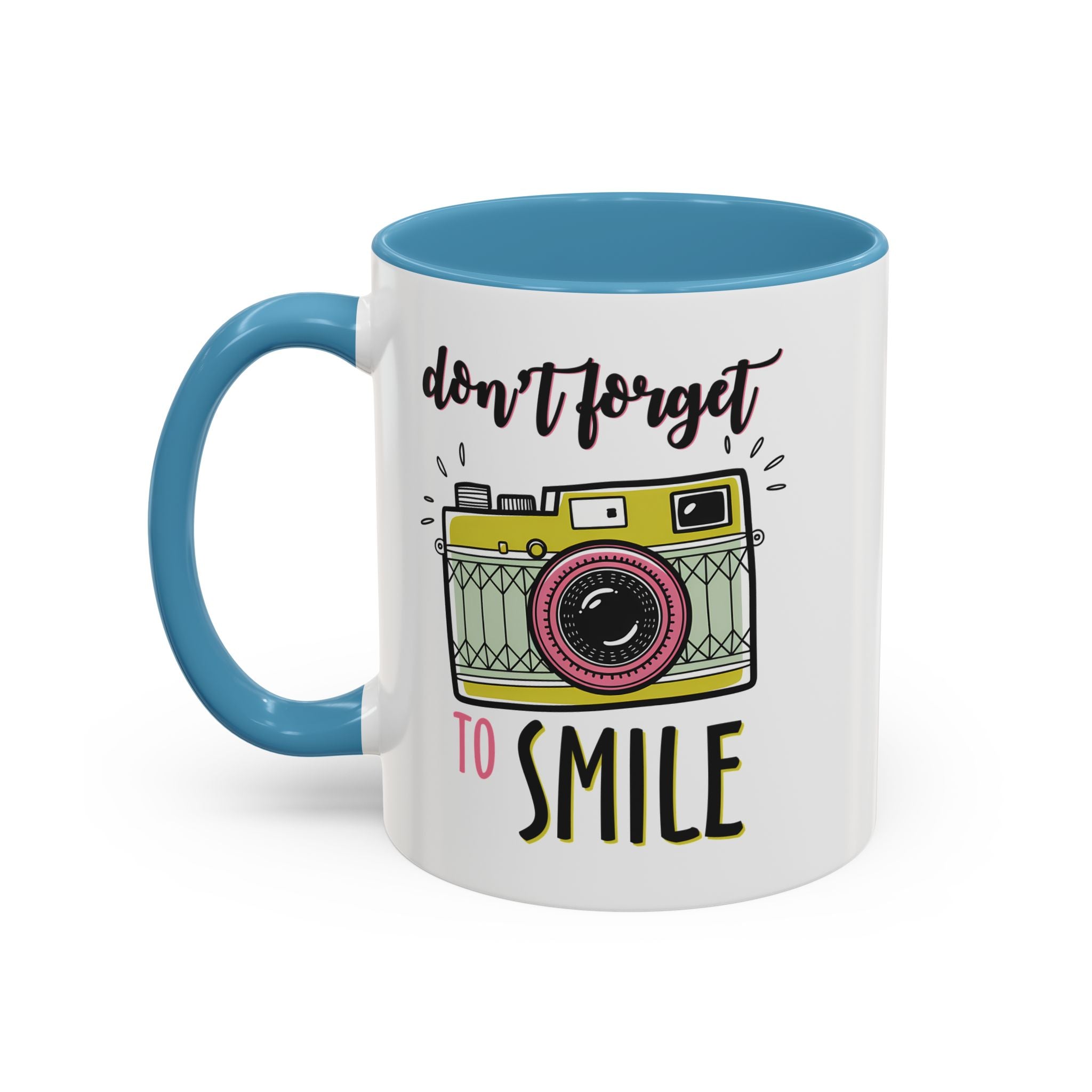 Inspirational Coffee Mug - 'Don't Forget to Smile' mental health
