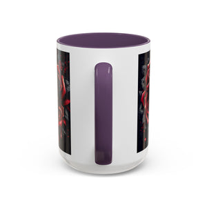 Gothic Vampire Rose Coffee Mug | Perfect for Halloween, Unique Gift, Dark Aesthetic, Gothic Decor, Horror Collectible