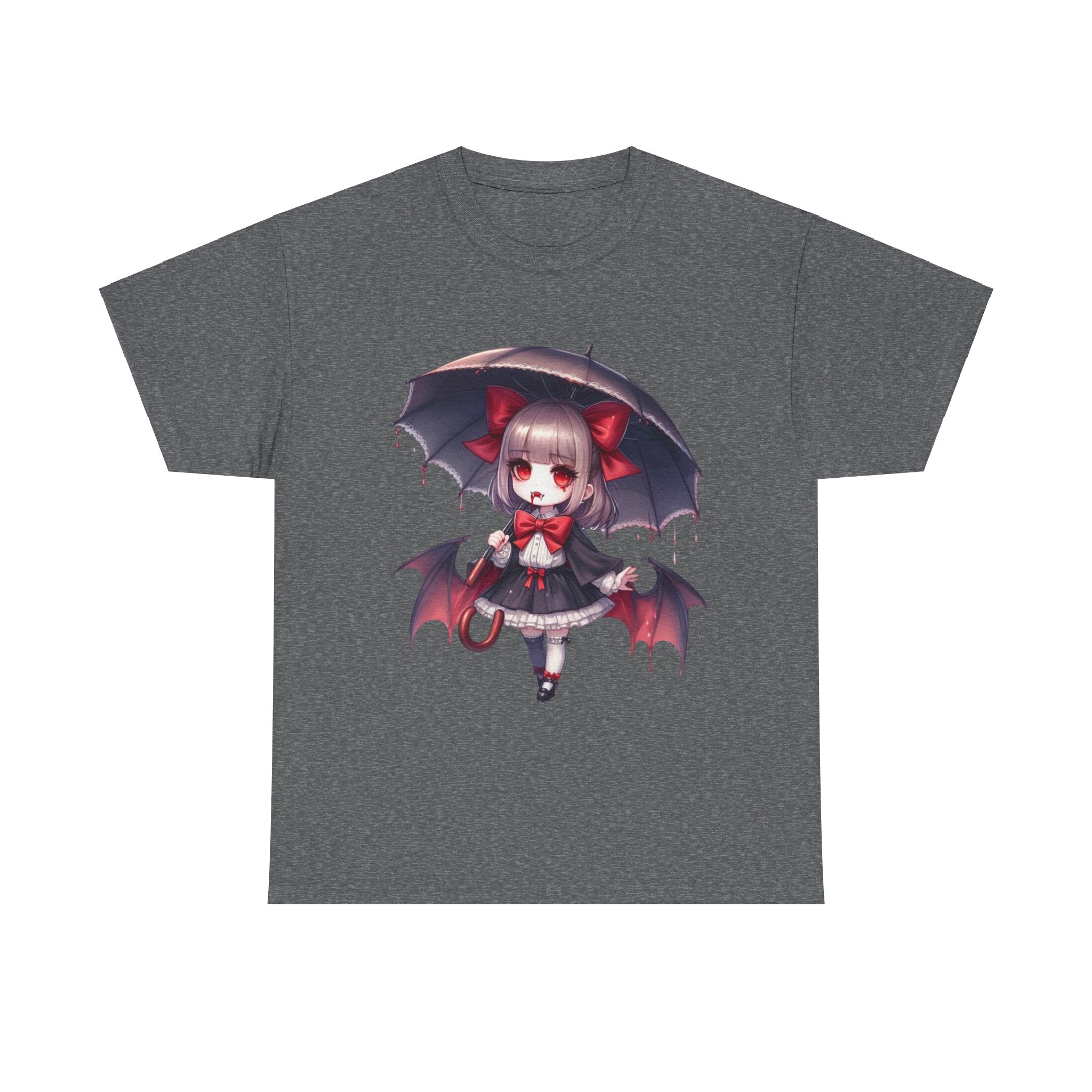 vampire girl horror Unisex Heavy Cotton Tee men women png31