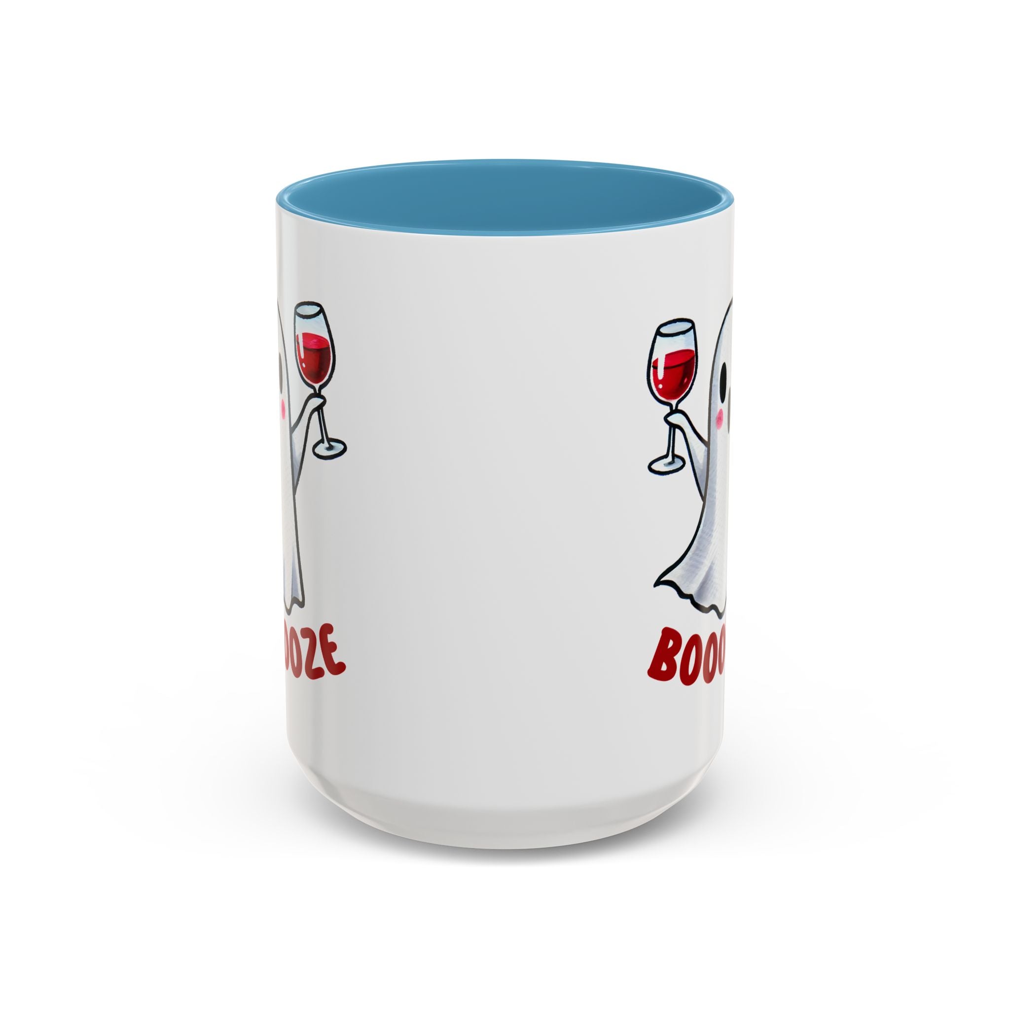 Boozy Ghost Accent Coffee Mug | Funny Halloween Tea Cup, Spooky Gift, Halloween Decor, Ghost Mug for Parties, Unique Drinkware