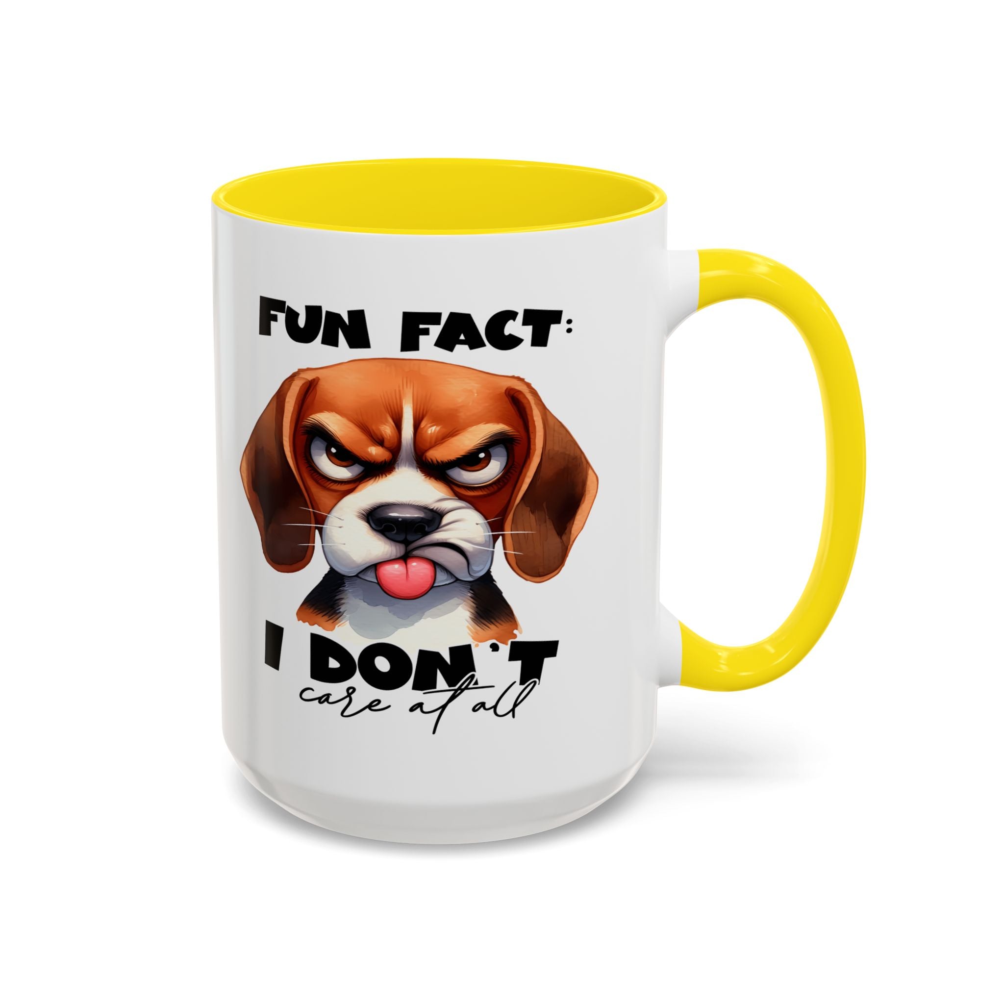 Funny Dog Accent Coffee Mug - Beagle Lover Gift, Pet Owner Present, Unique Animal Mug, Quirky Home Decor, Fun Fact Design