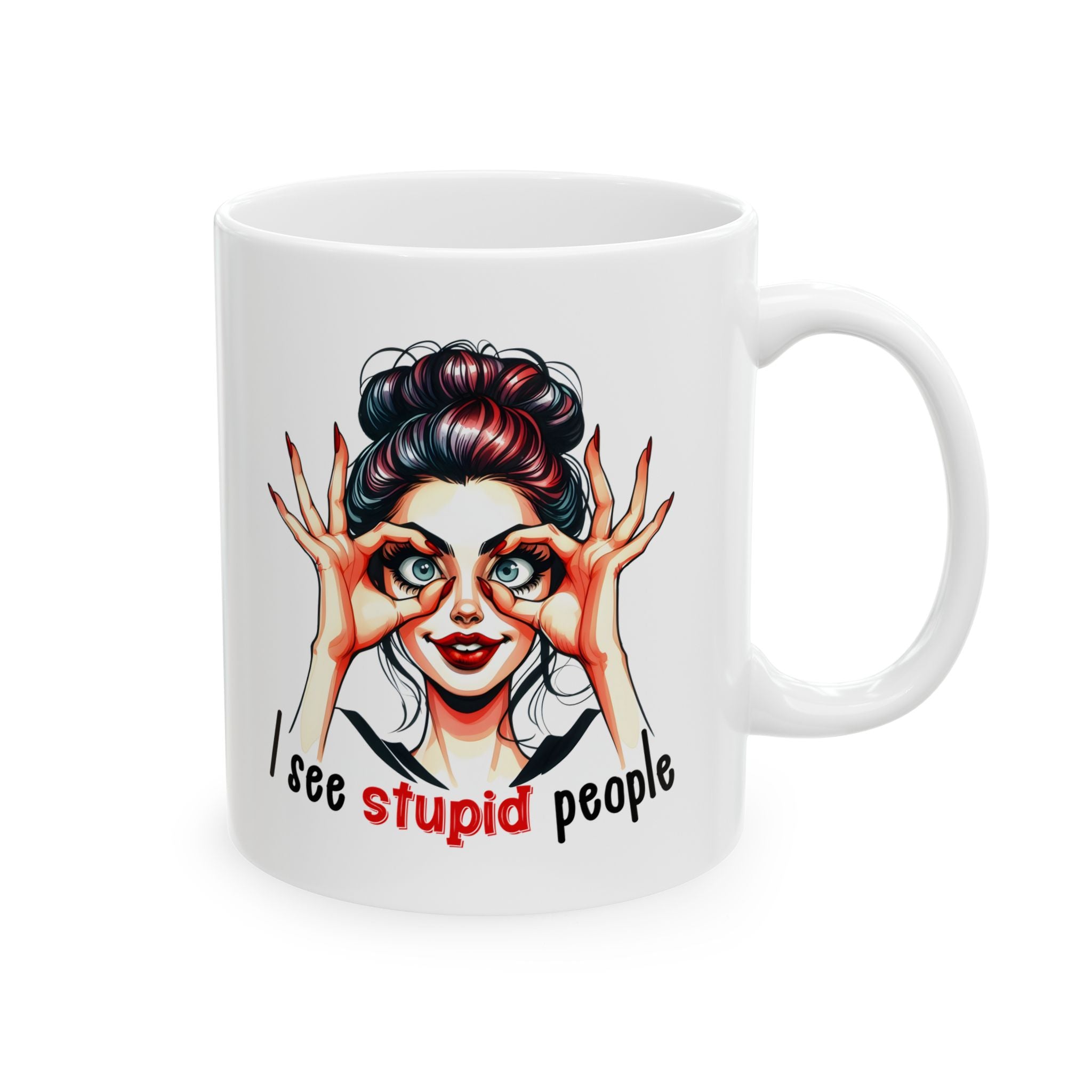 sassy attitude coffee Mug -  Coffee Cup, Perfect Gift for  Fun Mug for Tea, Quirky Present