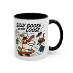 Silly Goose Coffee Mug - Fun Gift for Animal Lovers, Quirky Desk Decor, Inspirational Drinkware, Home & Office Tea Cups