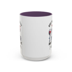 Skeleton Wine Coffee Mug, Funny Gift for Wine Lovers, Halloween Decor, Office Coffee Cup, Unique Skeleton Mug