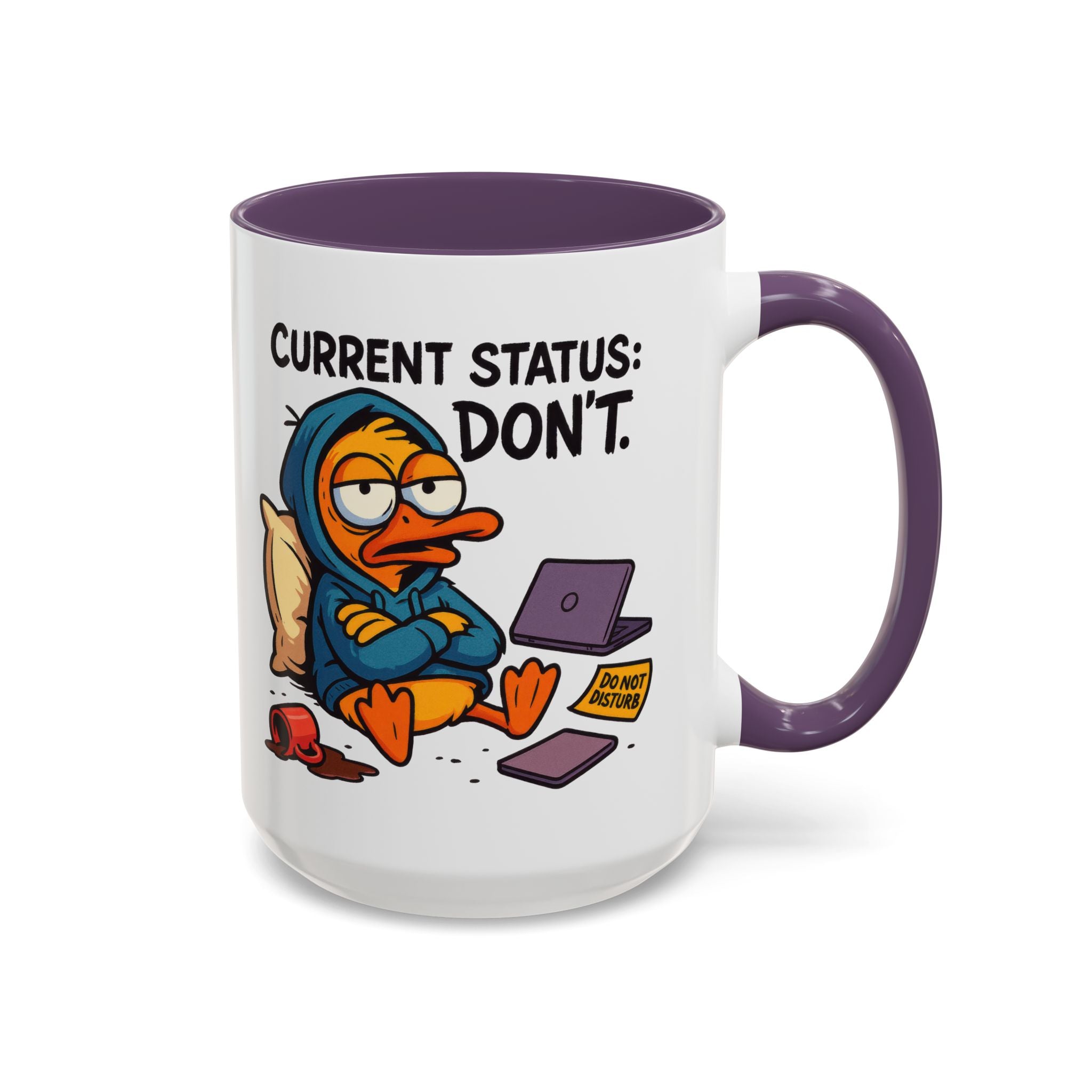 Chill Vibes Coffee Mug, Perfect for Lazy Days, Gift for Homebodies, Quirky Coffee Lover, Fun Desk Accessory, Work from Home Essentials