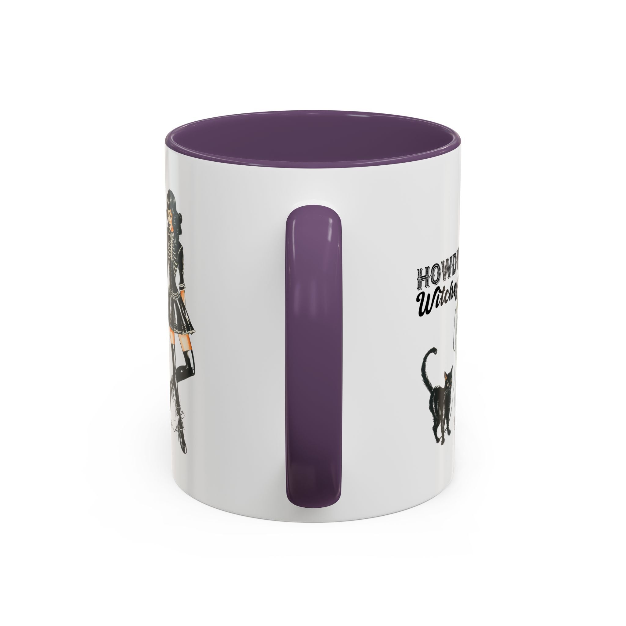 Spooky Cat Coffee Mug, Halloween Gifts, Witchy Home Decor, Black Cat Mug, Cozy Drinkware, Magical Kitchen Accessories