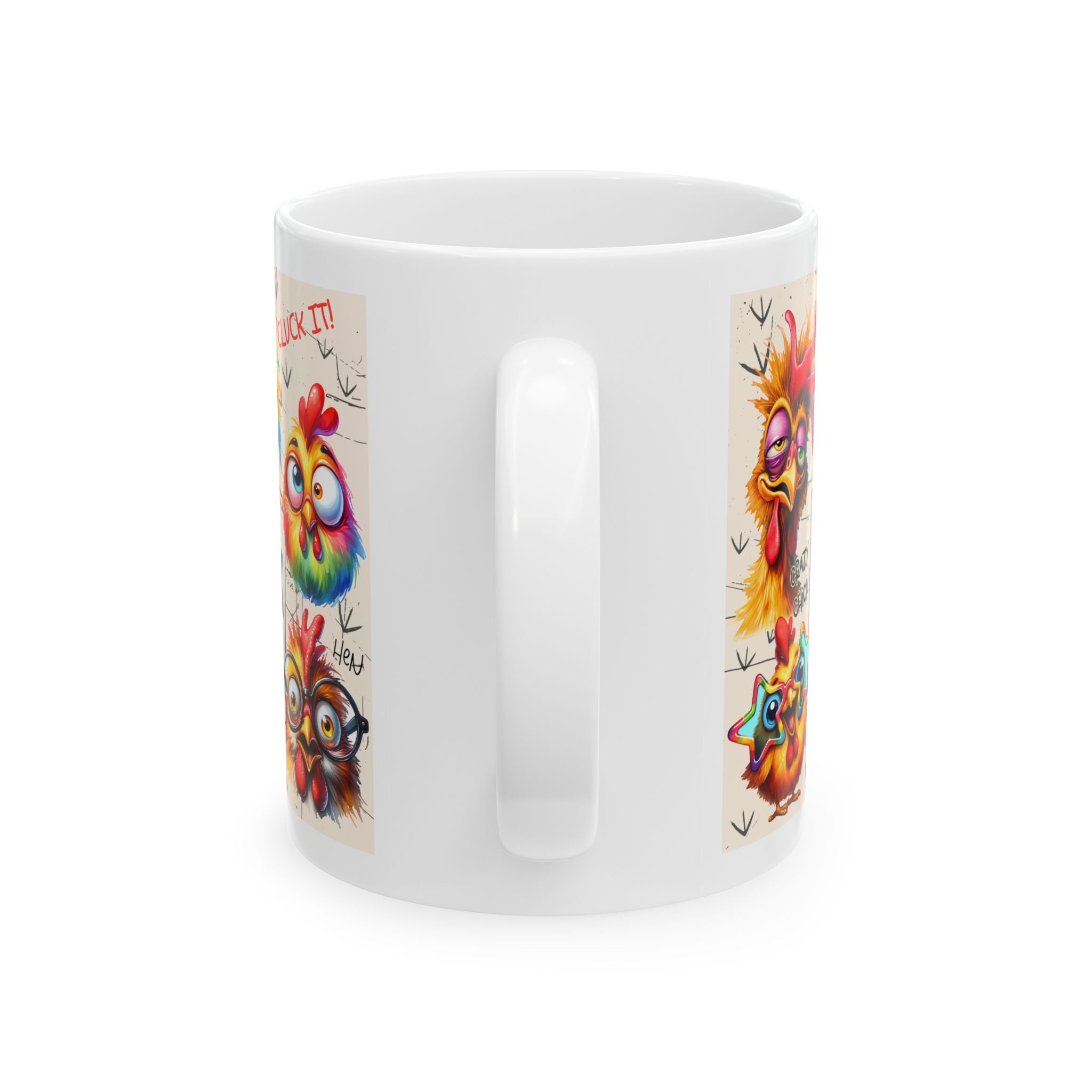 funny Chicken Humor coffee Mug - Fun Gift for Coffee Lovers, Kitchen Decor, Chickens, Quirky Design, Birthday Gift