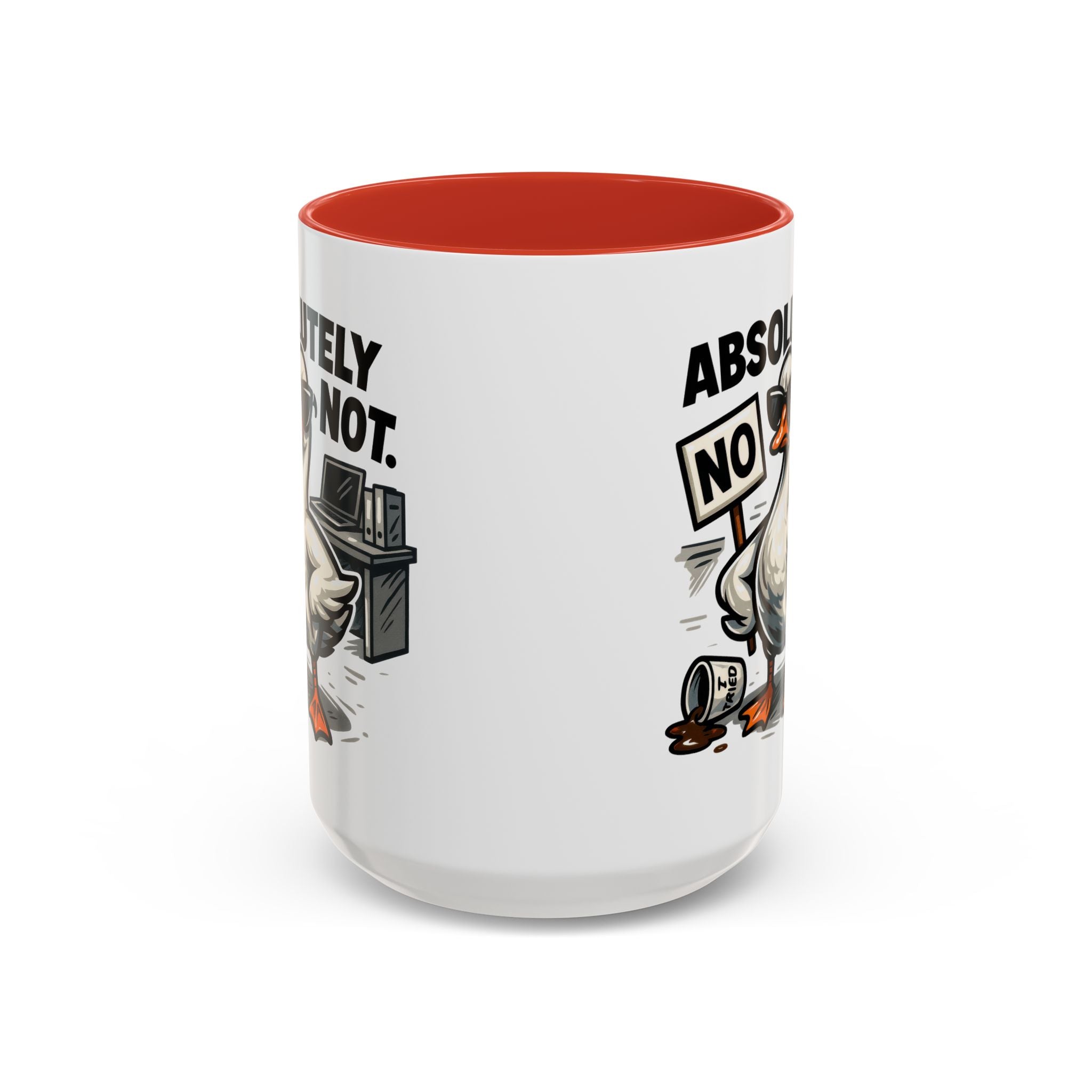 Sassy Coffee Mug, Humorous Gift for Geese Lovers, Fun Office Desk Decor, Funny Animal Cup, Quirky Kitchenware