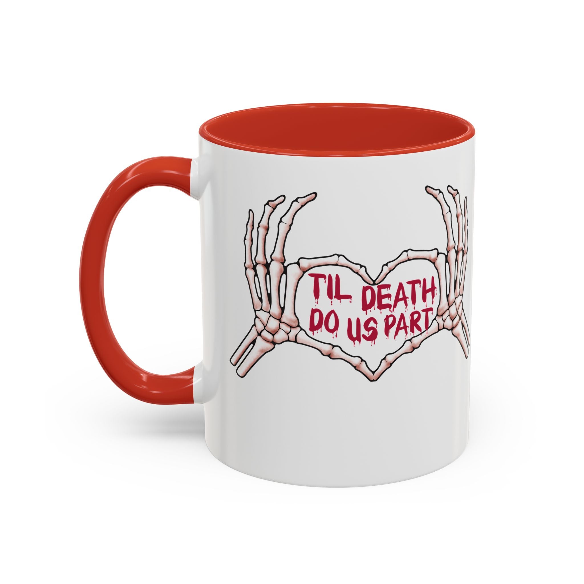 Til Death Do Us Part Skeleton Hands Coffee Mug