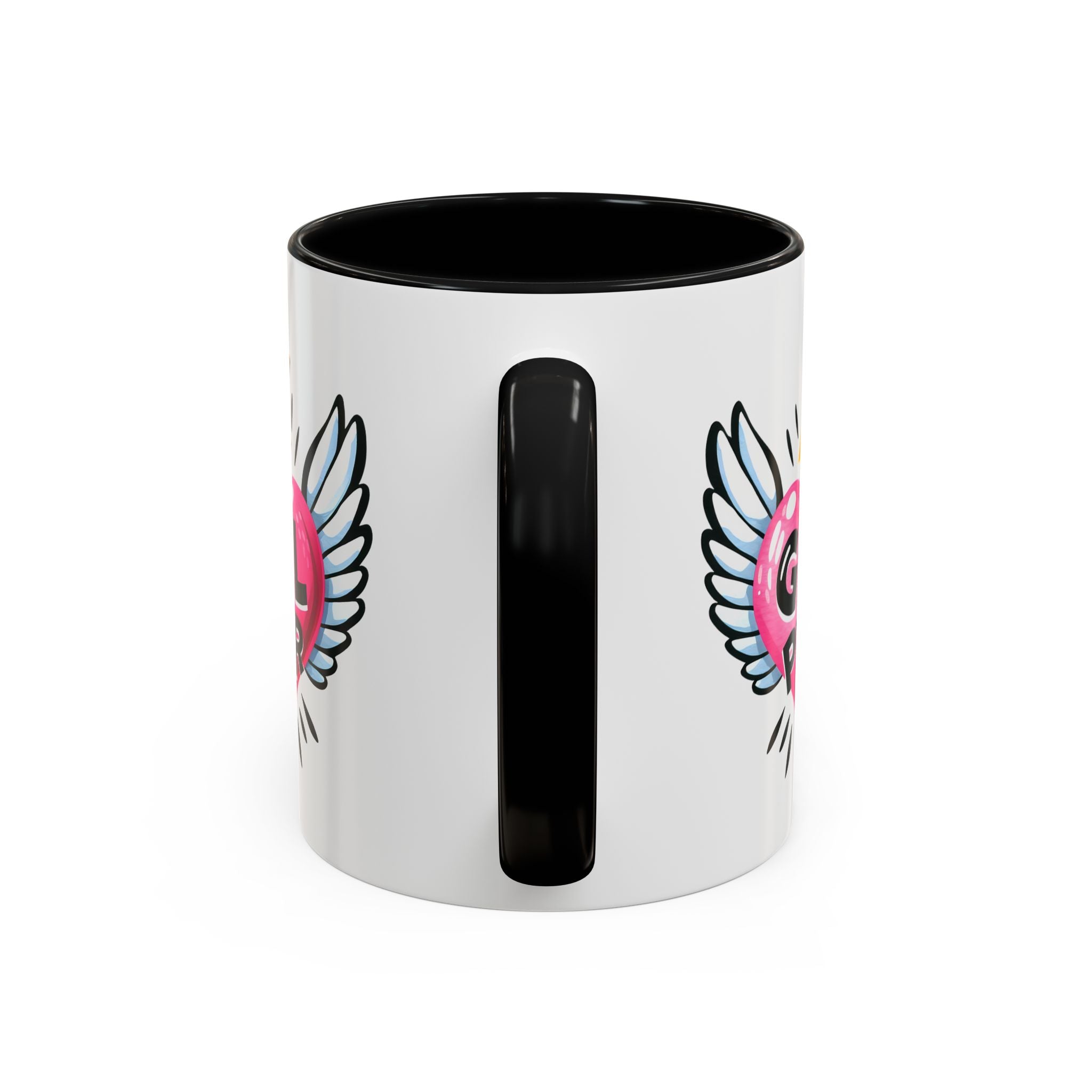 Empowering Heart Coffee Mug | Inspirational Gift for Women, GRL PWR Mug, Cute Kitchen Decor, Unique Friendship Gift, Motivational Coffee Cup
