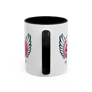 Empowering Heart Coffee Mug | Inspirational Gift for Women, GRL PWR Mug, Cute Kitchen Decor, Unique Friendship Gift, Motivational Coffee Cup