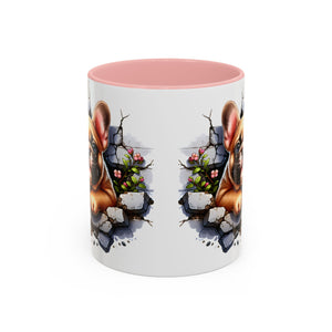 Charming Dog-Themed Coffee Mug, Perfect for Pet Lovers, Gift for Dog Owners, Cute French Bulldog Art, Ideal for Birthdays and Holidays