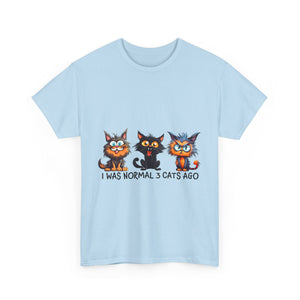 Funny Cat Lovers Tee - I Was Normal 3 Cats Ago, Unisex Shirt for Pet Owners, Cat Mom Gift, Cute Animal Tee, Cat-Themed Humor, Birthday [...]