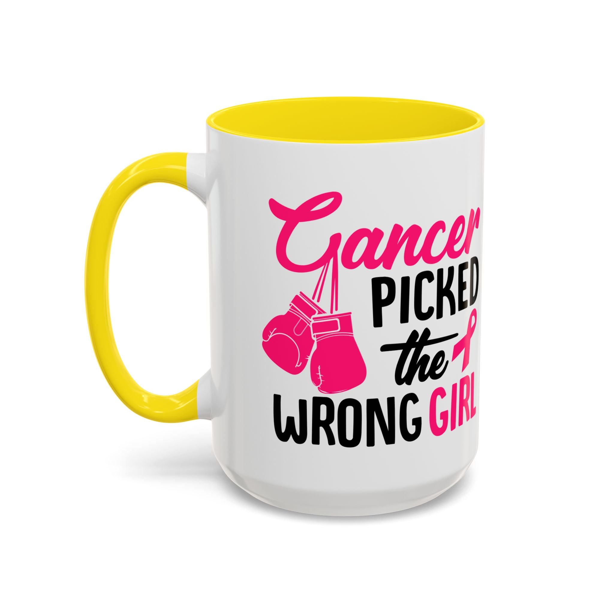 Empowering Cancer Warrior Mug, Coffee Cup for Fighters, Supportive Gift for Cancer Survivors, Inspiration for Awareness Events, [...]