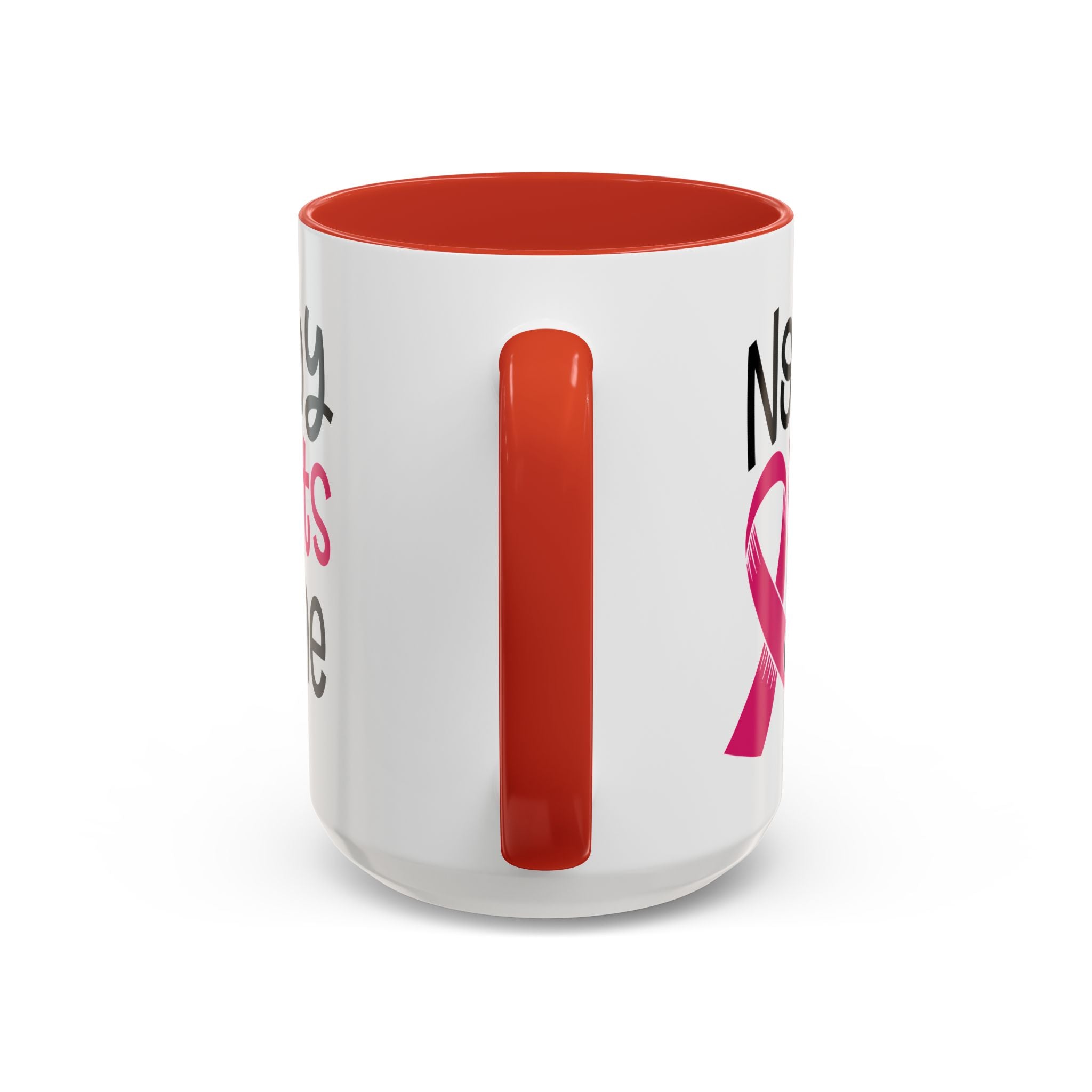 Inspirational Coffee Mug for Support - 'Nobody Fights Alone' | Breast Cancer Awareness Gift, Motivational Mug, Friendship Gift, Self-Care