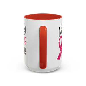 Inspirational Coffee Mug for Support - 'Nobody Fights Alone' | Breast Cancer Awareness Gift, Motivational Mug, Friendship Gift, Self-Care