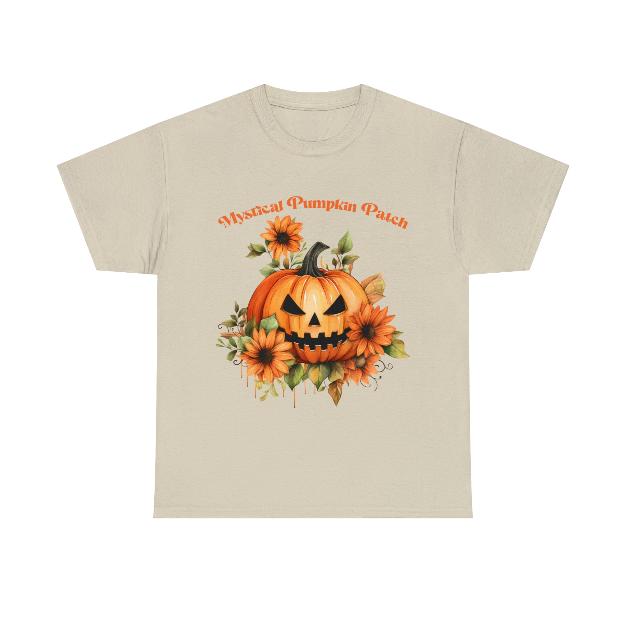 Halloween unisex t shirt mystical pumkin patch fall fun stocking stuffer Unisex Heavy Cotton Tee