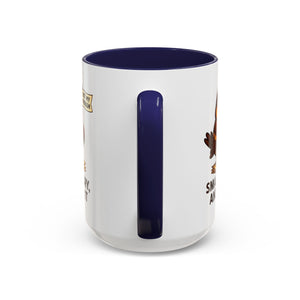 Funny Owl Coffee Mug, not my problem  Small Angry Owl Cup, Coffee Lover Present, Quirky Office