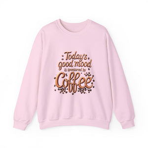 Coffee Mood Crewneck Sweatshirt - Cozy Gift for Coffee Lovers, Perfect for Birthdays, Holidays, Casual Days, Comfortable Wear