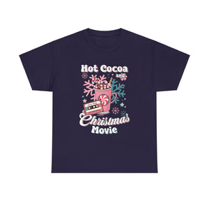 hot cocoa and christmas movie Unisex Heavy Cotton Tee