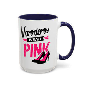 Breast Cancer Awareness Coffee Mug, Inspirational Gift, Warrior Mug, Pink Ribbon Awareness, Supportive Beverage Cup