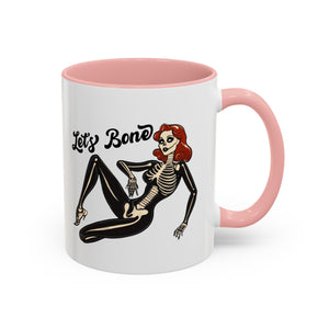 Spooky Skeleton Mug - Let's Bone, Halloween Gift, Gothic Coffee Cup, Unique Home Decor, Fun Drinkware