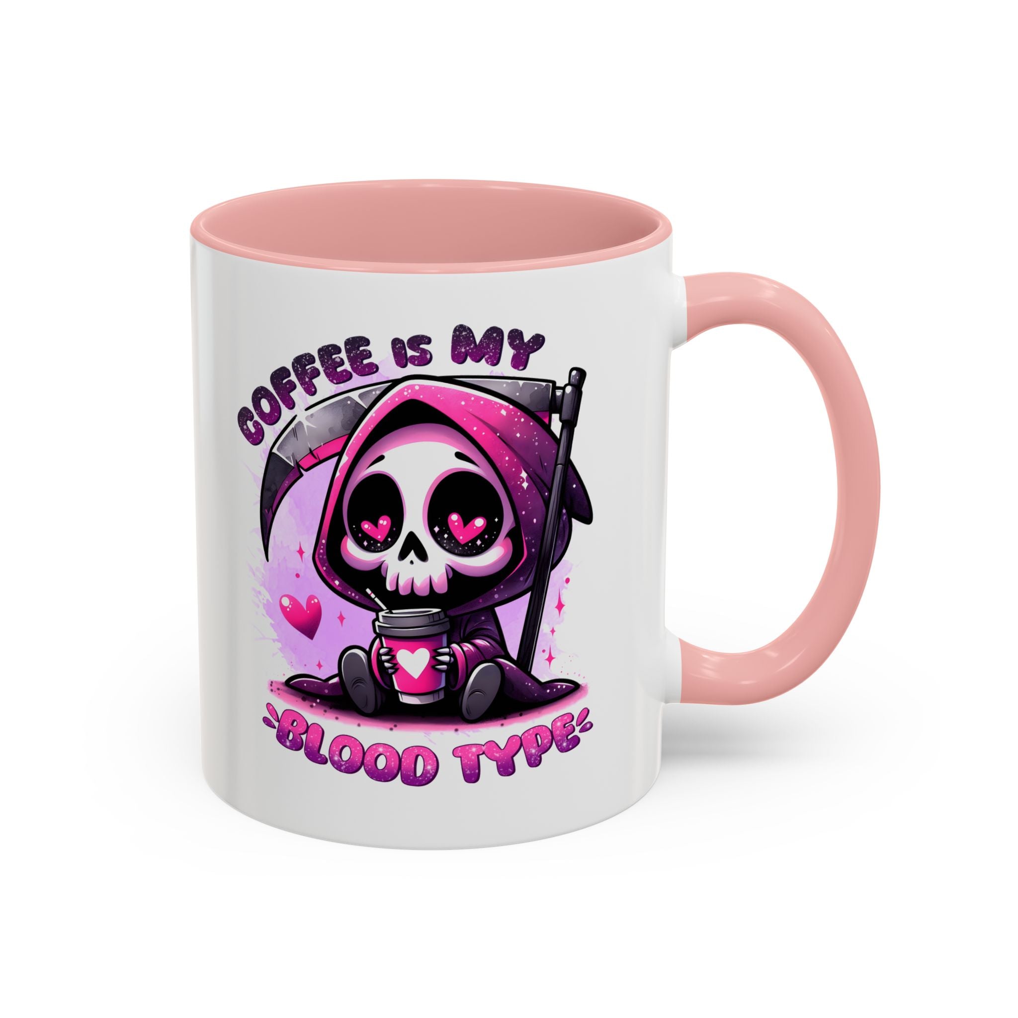 my blood type is coffee Accent Coffee Mug (11, 15oz) by abc school fundraiser
