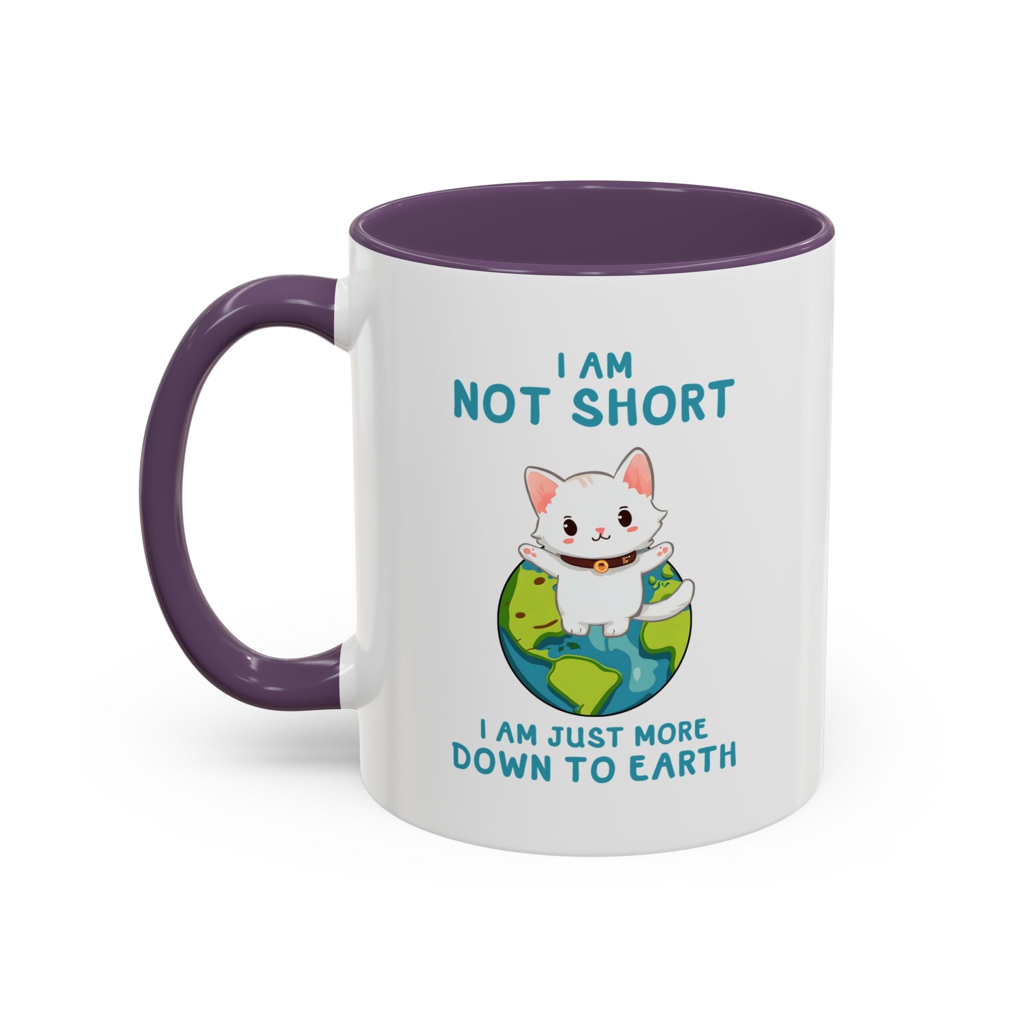 Cute Down to Earth Cat Coffee Mug - Perfect Gift for Cat Lovers