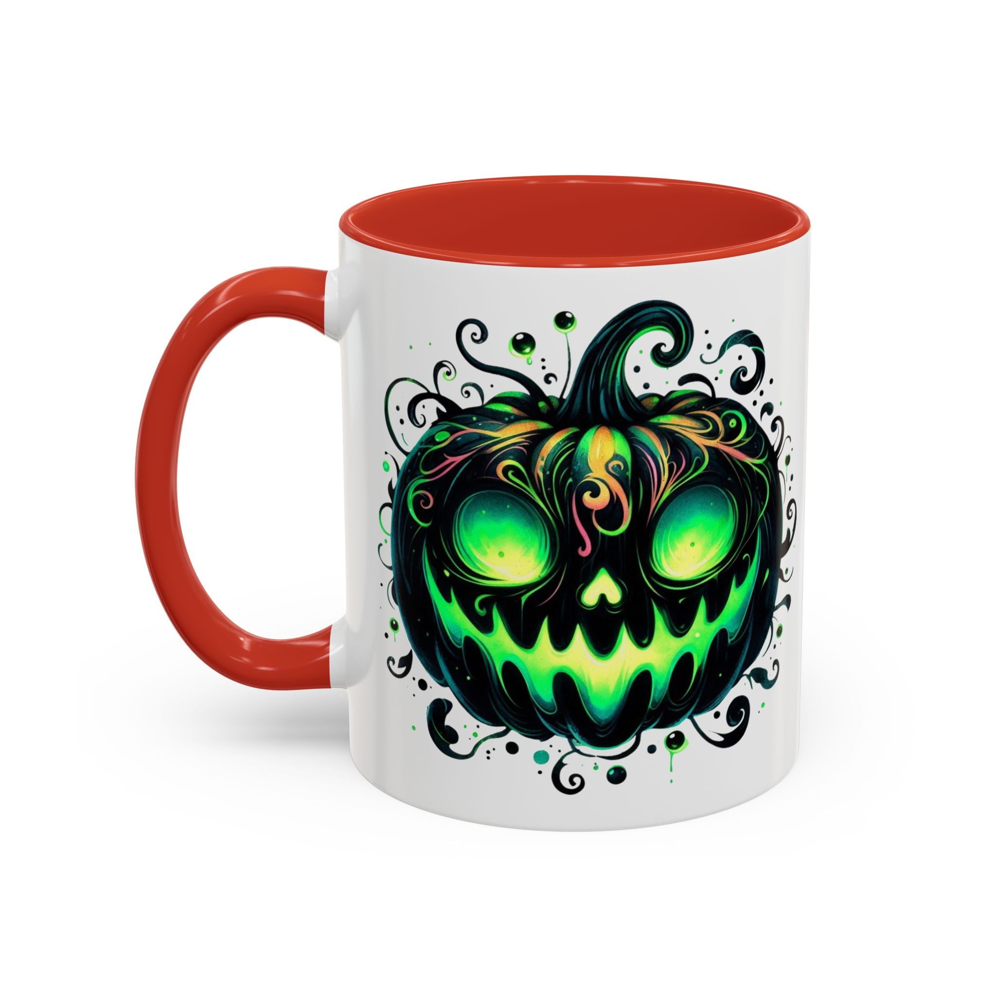 Spooky Pumpkin Accent Coffee Mug – Perfect for Halloween Lovers