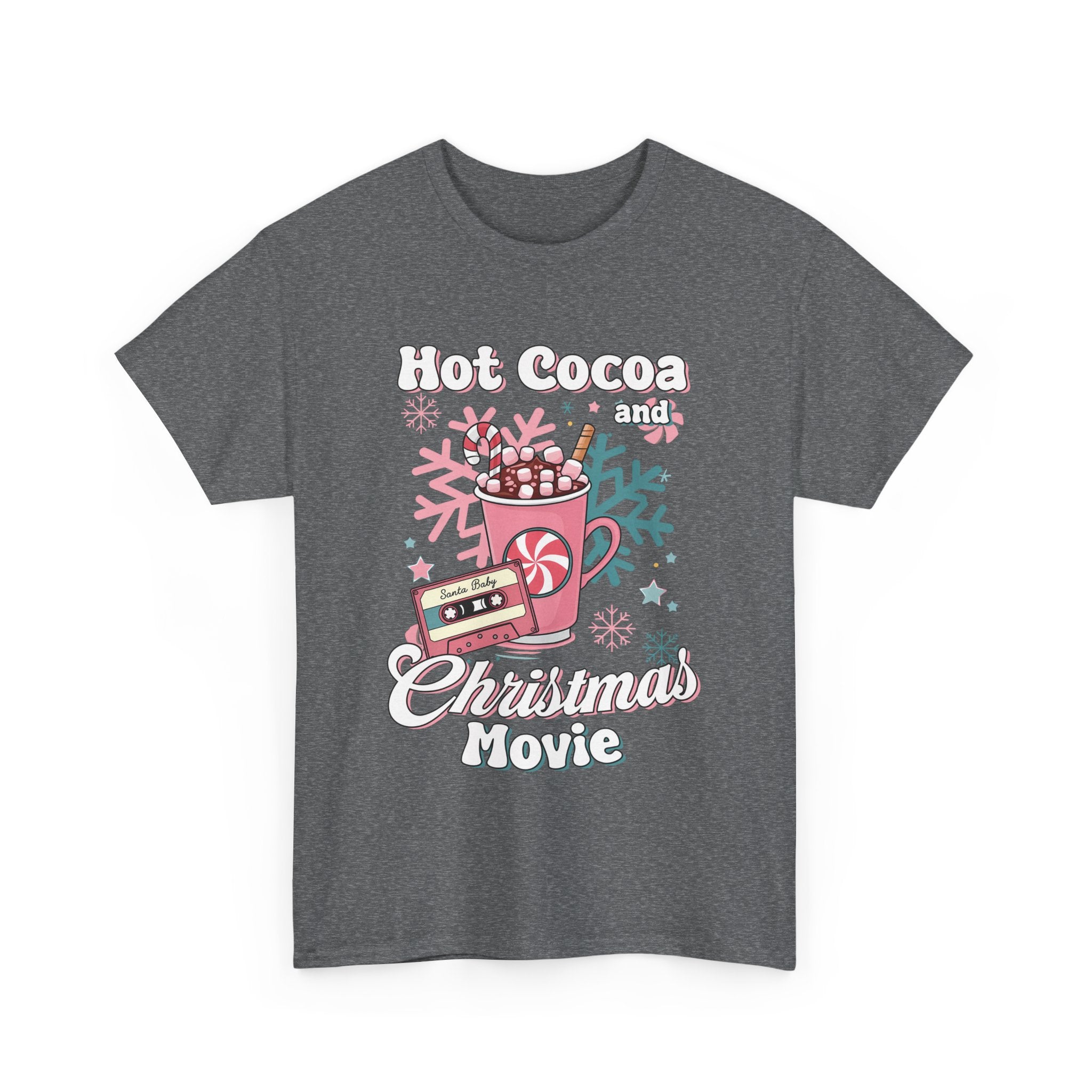 hot cocoa and christmas movie Unisex Heavy Cotton Tee