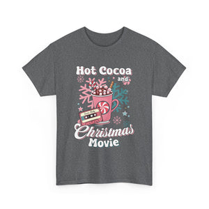 hot cocoa and christmas movie Unisex Heavy Cotton Tee