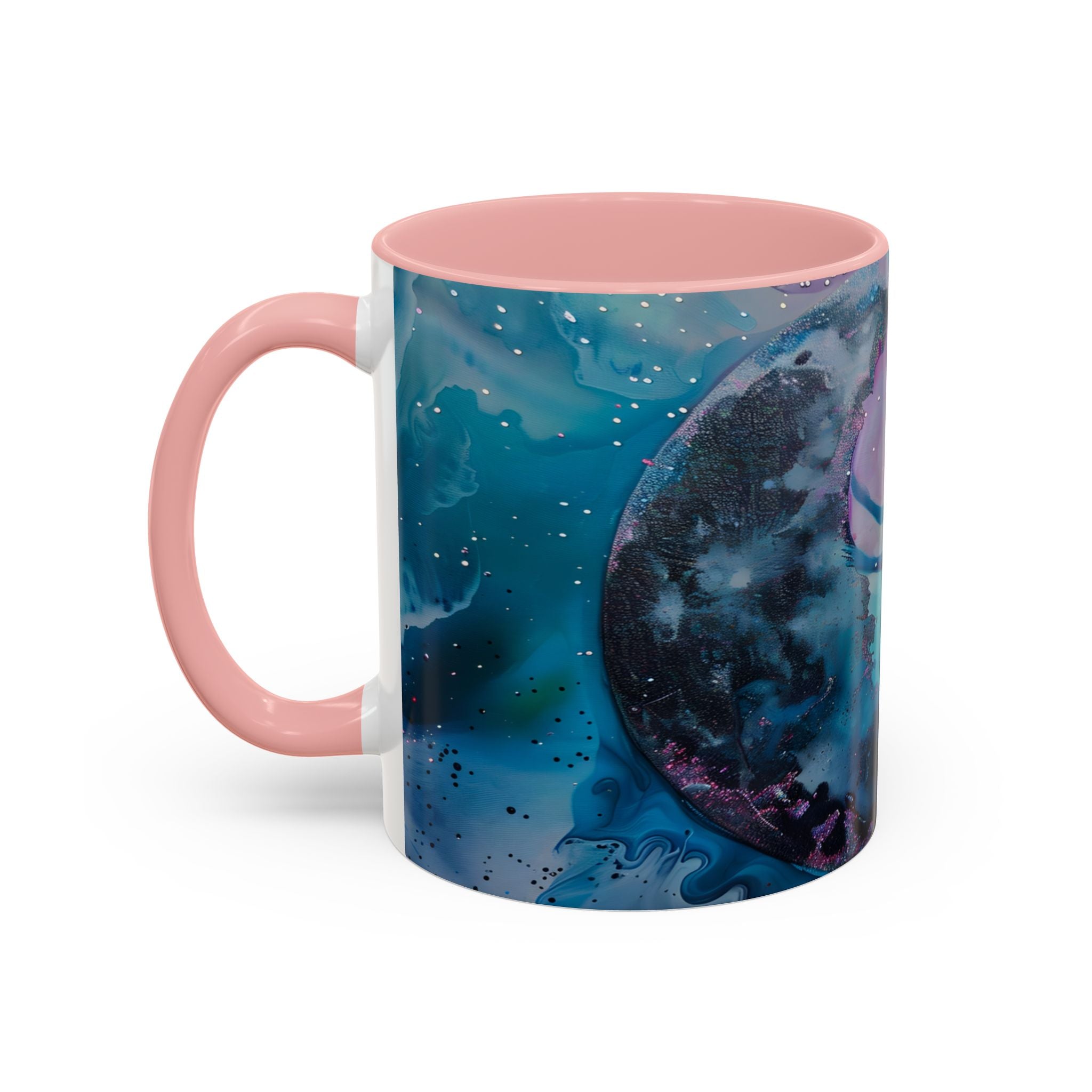 Enchanted Fairy Accent Coffee Mug — Magical Night Sky Illustration (11/15oz) fantasy