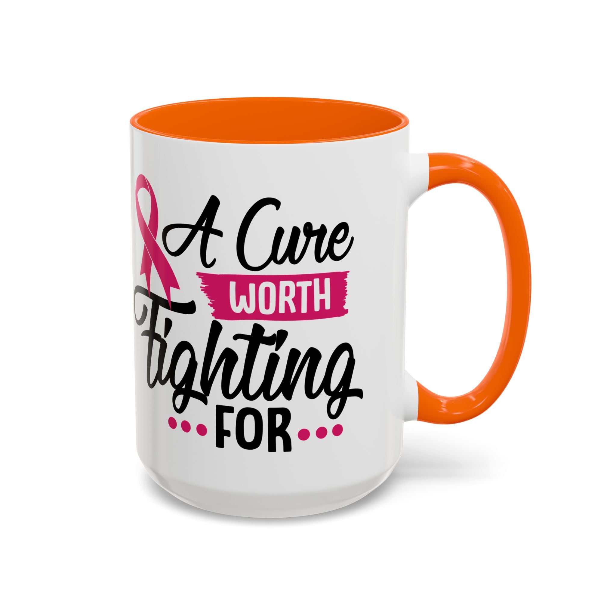 Inspirational Breast Cancer Awareness Mug, Supportive Gift for Fighters, 11oz & 15oz Coffee Cup - Perfect for Fundraisers, Hope, [...]