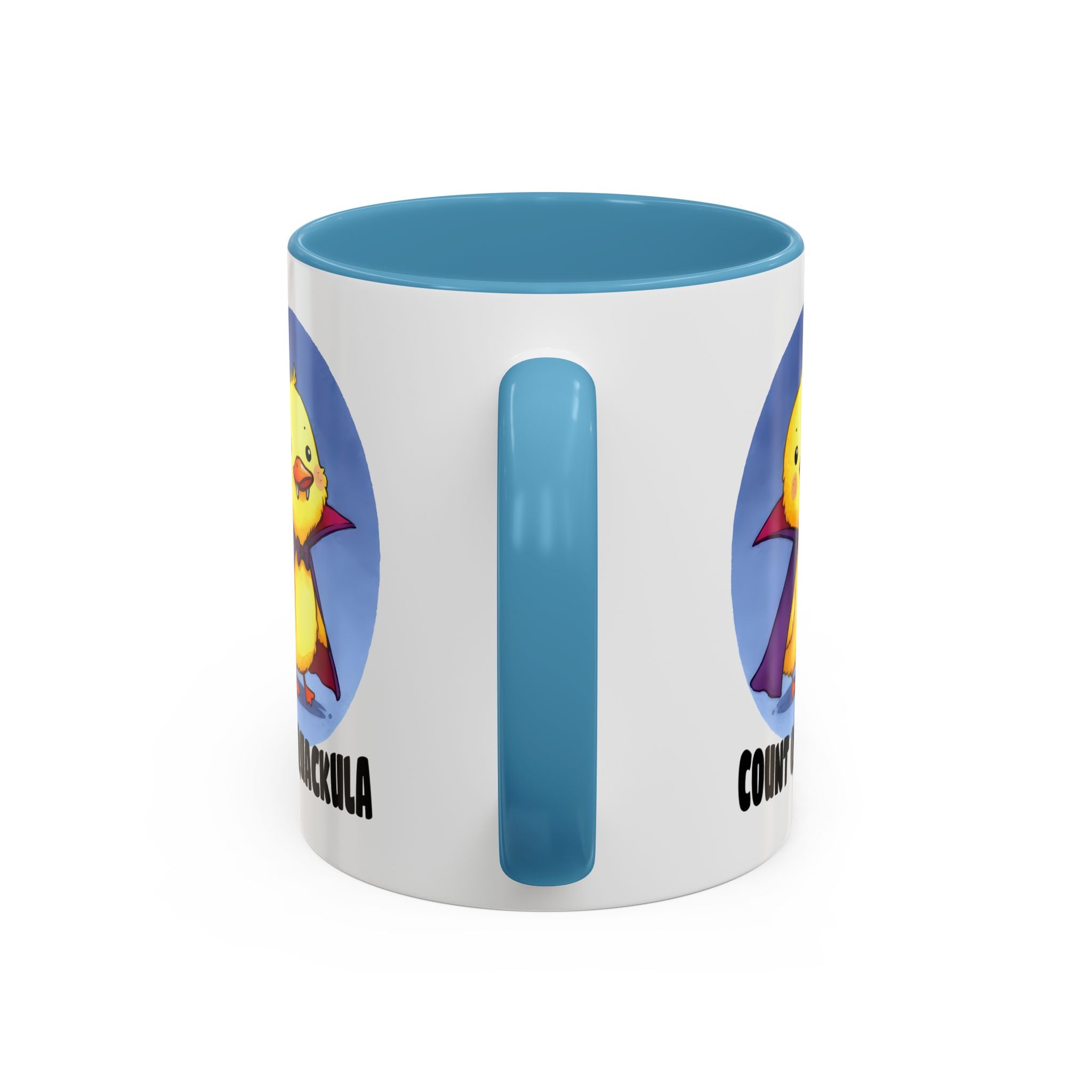 Cute Count Quackula Accent Coffee Mug - Adorable Gift for Coffee Lovers, Halloween Decor, Chick Collectors, Quirky Kitchen