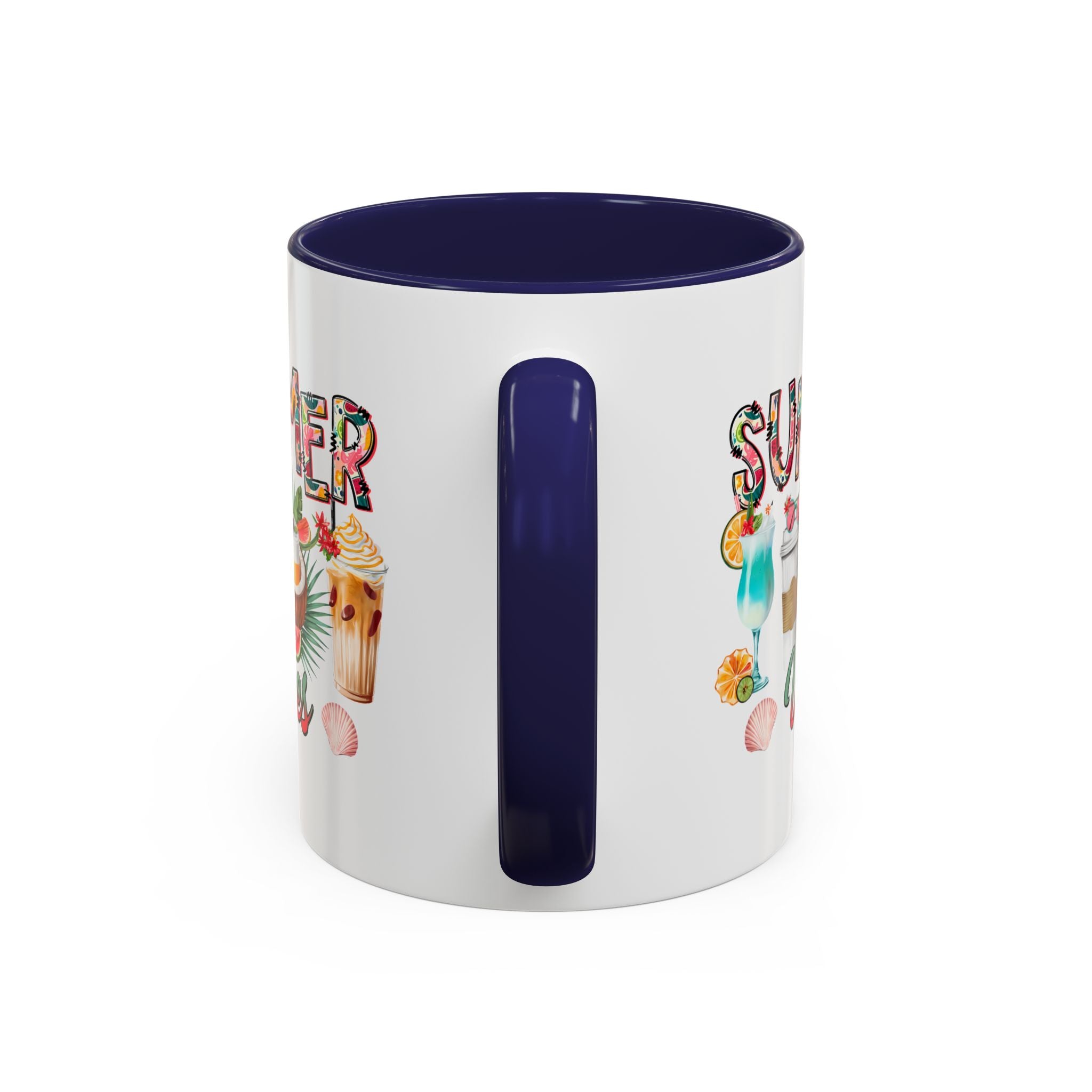 Summer Vibes Accent Coffee Mug - 11oz & 15oz - Perfect for Sunny Days & Celebrations