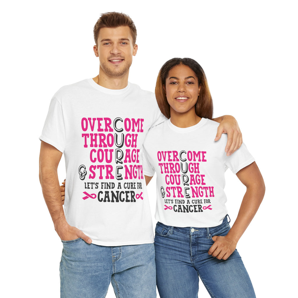 Inspirational Cancer Awareness Tee, Unisex Cotton Shirt, Supportive Tee, Gift for Survivors, Breast Cancer Awareness, Strength and [...]