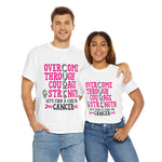 Inspirational Cancer Awareness Tee, Unisex Cotton Shirt, Supportive Tee, Gift for Survivors, Breast Cancer Awareness, Strength and [...]