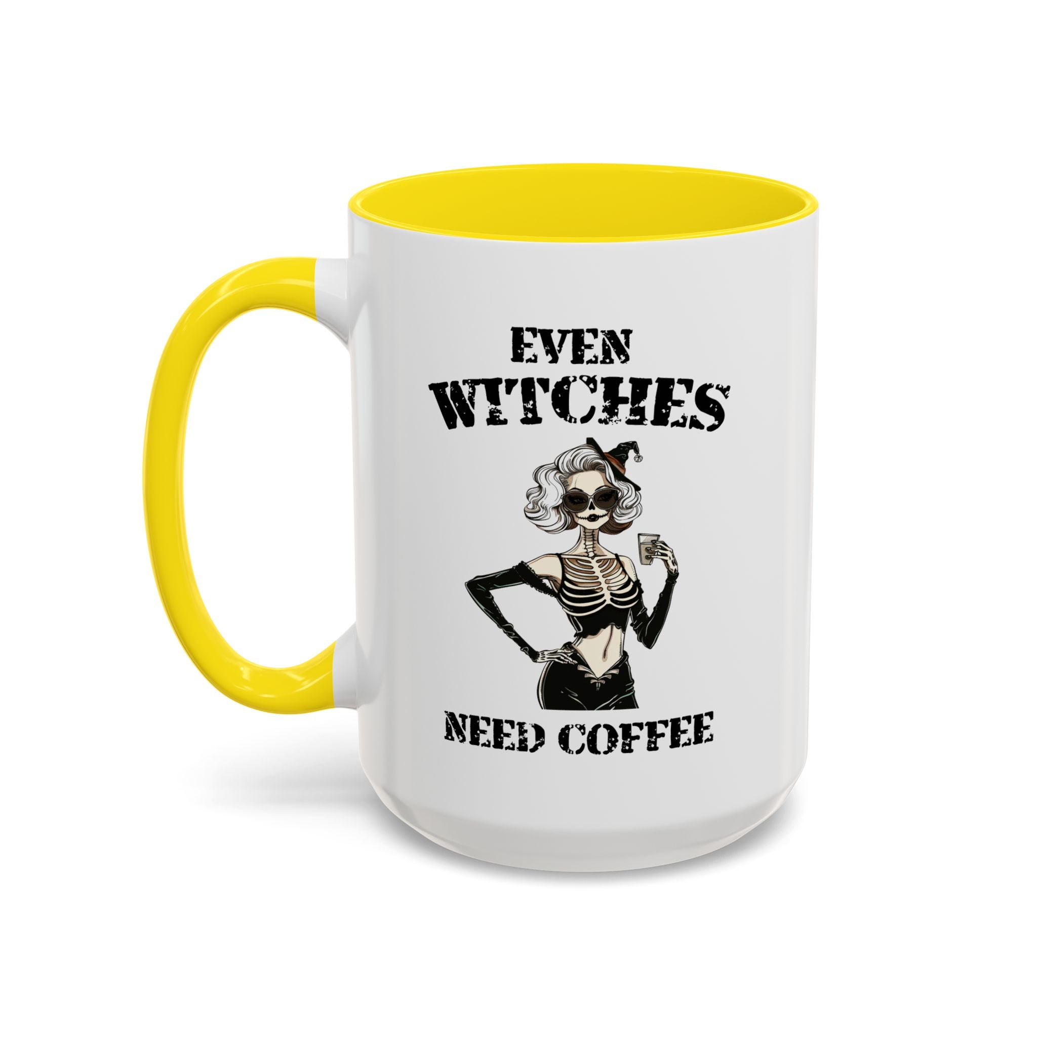 Witchy Coffee Mug - Even Witches Need Coffee, Spooky Gift, Halloween Decor, Witch Lover's Mug, Unique Coffee Cup
