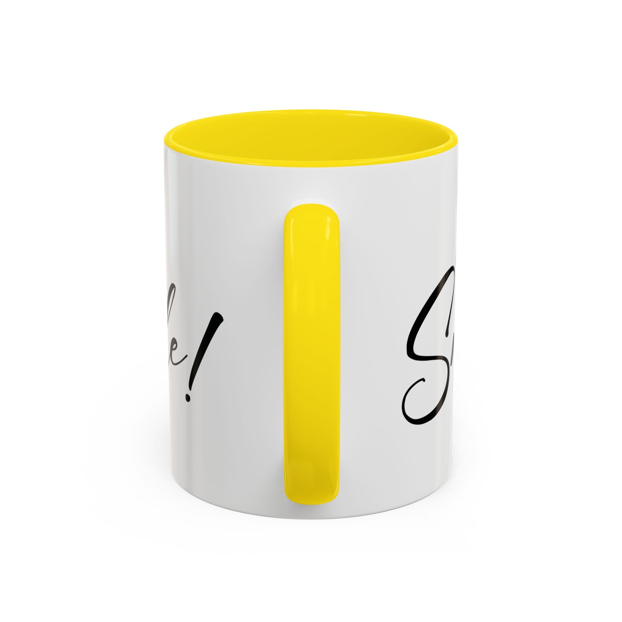Inspirational Accent Coffee Mug - "You Make Me Smile!" - Perfect Gift for Friends & Family