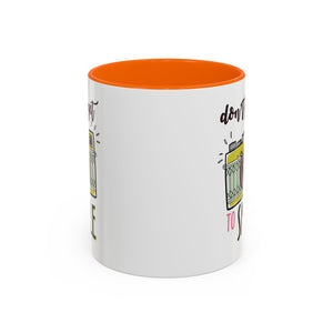 Inspirational Coffee Mug - 'Don't Forget to Smile' mental health