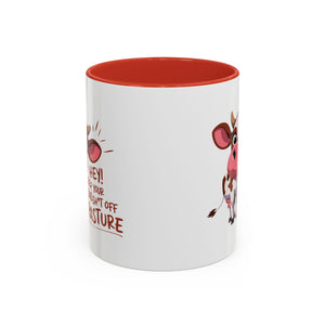 Funny Cow Coffee Mug – Perfect Gift for Farmers, Cow Lovers, Humor Fans, Cute Kitchen Decor, Office Coffee Cup