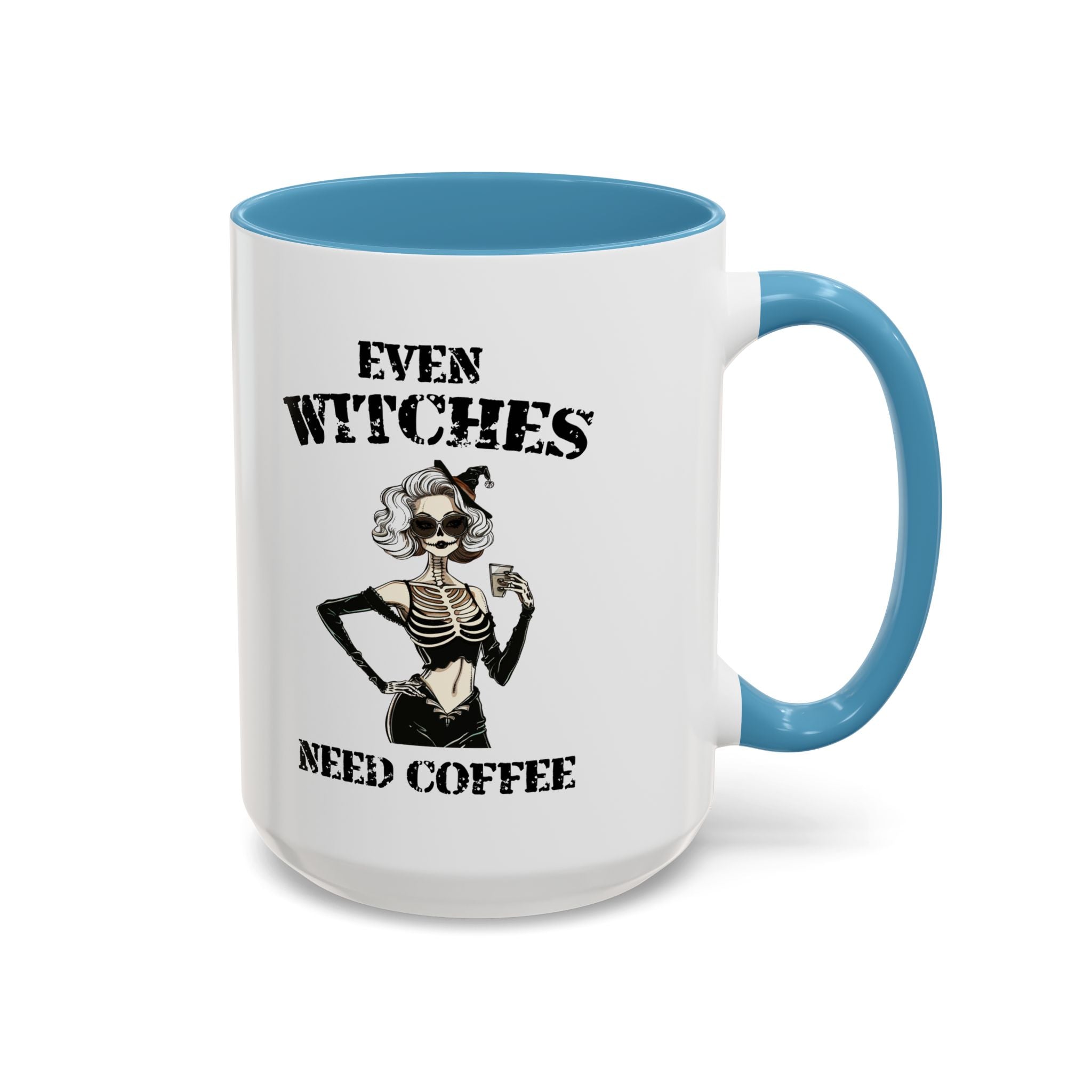 Witchy Coffee Mug - Even Witches Need Coffee, Spooky Gift, Halloween Decor, Witch Lover's Mug, Unique Coffee Cup