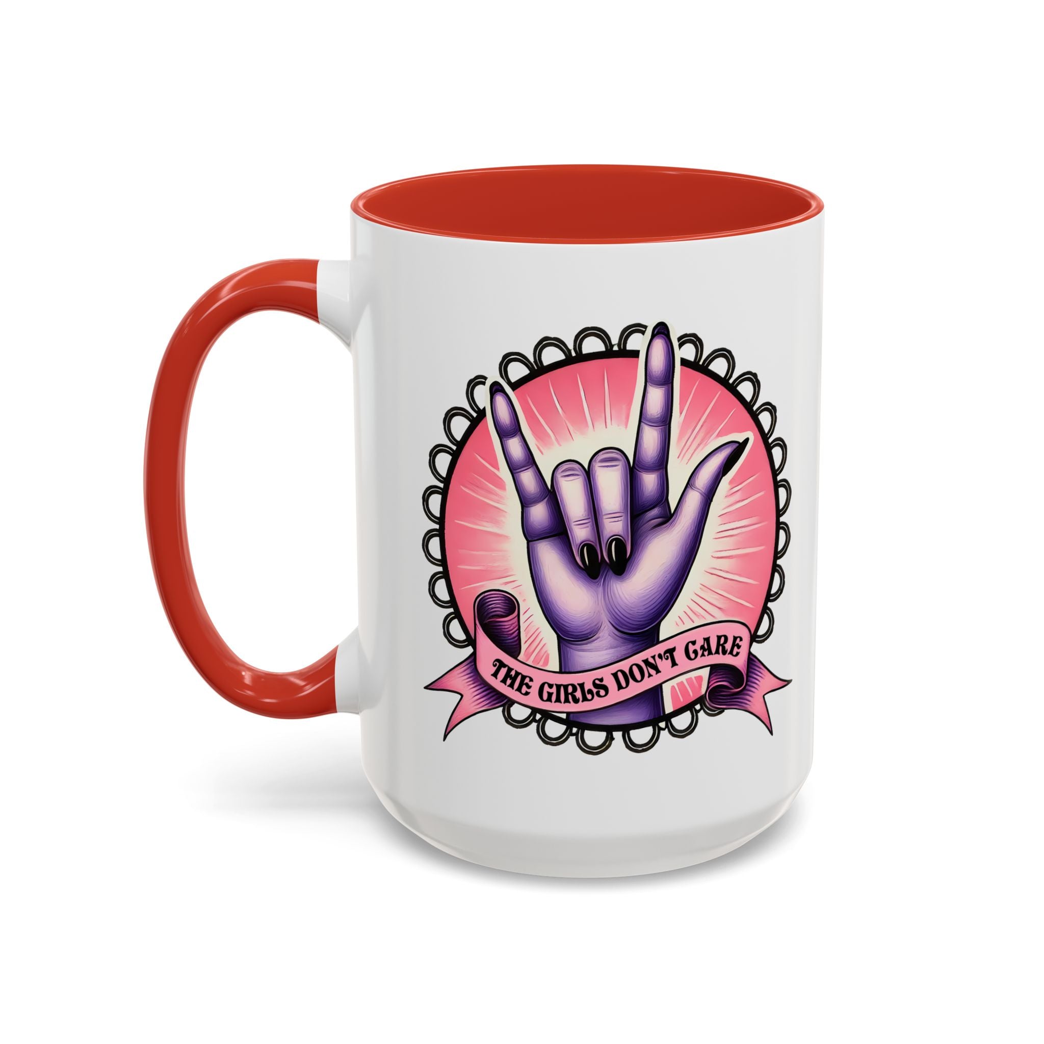 Rock 'n' Roll Accent Coffee Mug - Perfect for Music Lovers, Gift for Her, Unique Office Mug, Fun Coffee Cup, Empowering Gift Idea