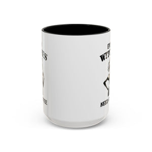 Witchy Coffee Mug - Even Witches Need Coffee, Spooky Gift, Halloween Decor, Witch Lover's Mug, Unique Coffee Cup