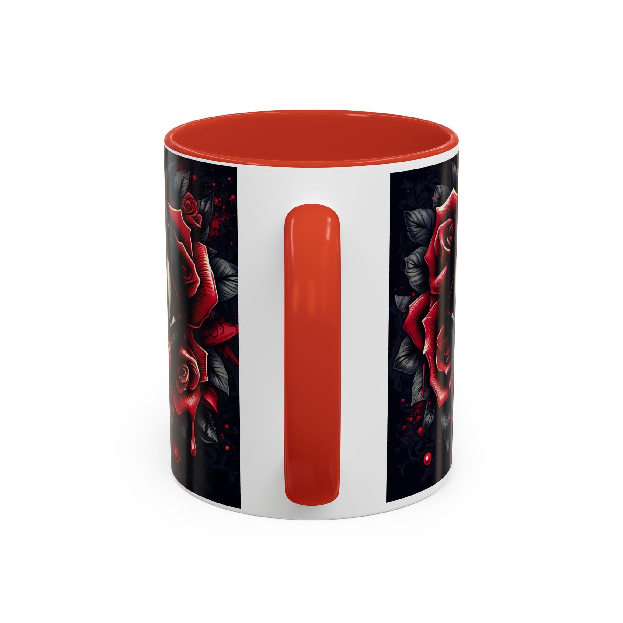 Gothic Vampire Rose Coffee Mug | Perfect for Halloween, Unique Gift, Dark Aesthetic, Gothic Decor, Horror Collectible
