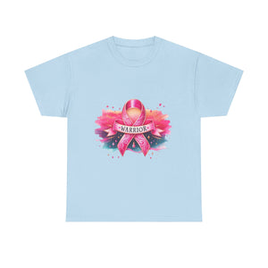 Breast Cancer Awareness Tee, Warrior T-shirt for Women, Inspirational Gift, Supportive Apparel, Pink Ribbon Shirt, Unisex Cotton Top