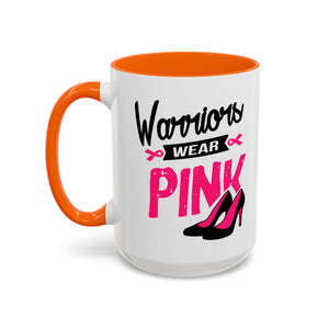 Breast Cancer Awareness Coffee Mug, Inspirational Gift, Warrior Mug, Pink Ribbon Awareness, Supportive Beverage Cup