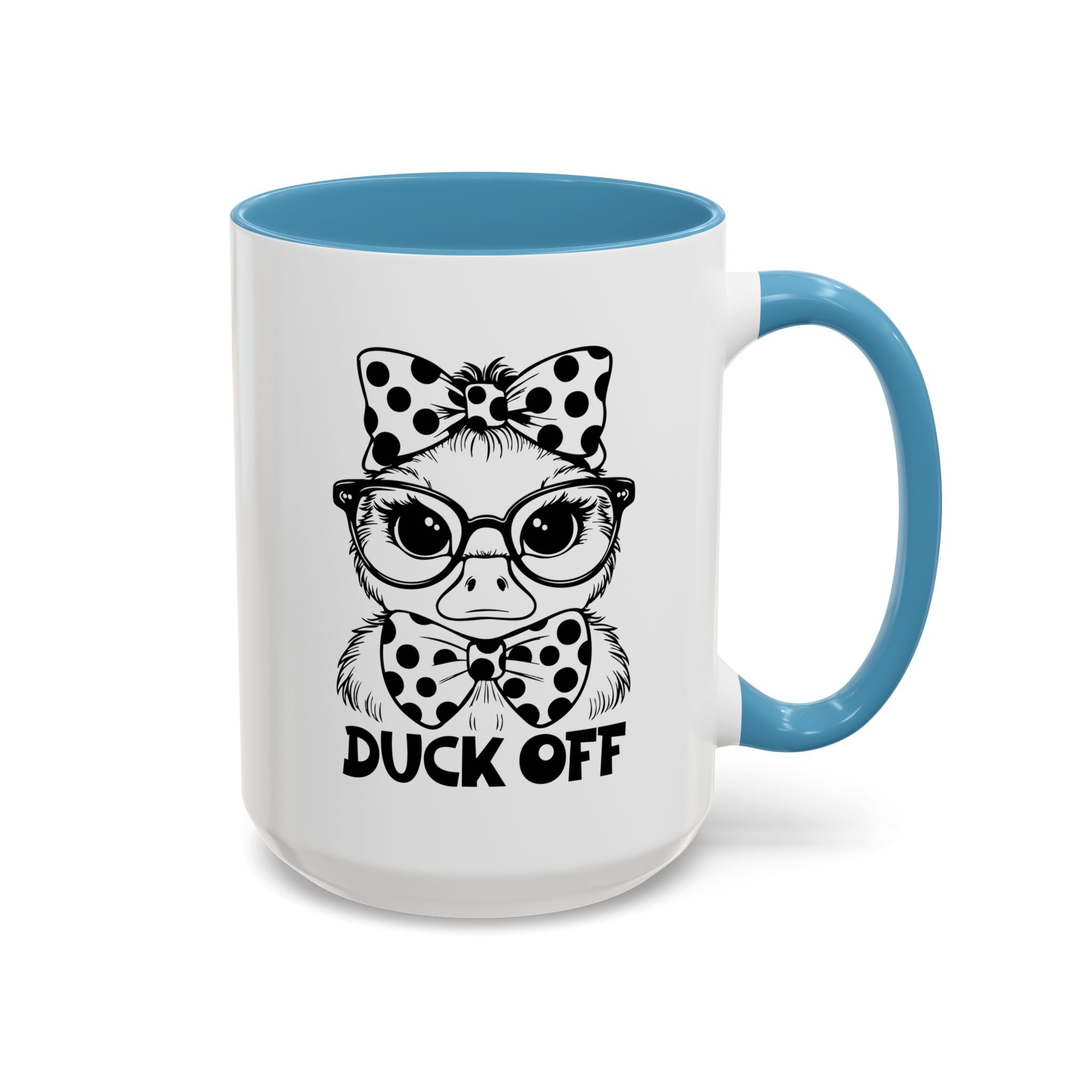 Duck off  Coffee Mug - Fun Gift for Bird Lovers, Birthday, Office Décor, Humorous Kitchenware, Unique Drinkware